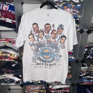 1994 Dallas Cowboys Super Bowl Champions Xplosion Caricature - Large 22x28.5